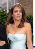 Elizabeth Hurley and her husband Arun Nayar leave their home to attend Elton John's 10th Annual White Tie and Tiara Ball, London, Britain - 26 Jun 2008