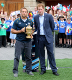 2015 Rugby World Cup Trophy Tour Launch at Twickenham, Britain - 10 Jun 2015
