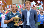 2015 Rugby World Cup Trophy Tour Launch at Twickenham, Britain - 10 Jun 2015