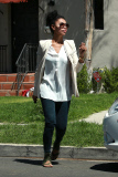 *EXCLUSIVE* V. Stiviano hires tattooed crew to move her out of old Donald Sterling paid home!
