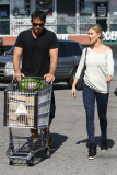 *EXCLUSIVE* Joanna Krupa and husband Romain Zago shop at Whole Foods