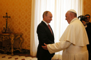Papal audience with Russian President Vladimir Putin, The Vatican, Rome, Italy - 10 Jun 2015