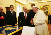 Papal audience with Russian President Vladimir Putin, The Vatican, Rome, Italy - 10 Jun 2015