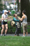 Ellen Page films scenes in Washington Square Park for 'Tallulah'
