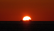 Sunrise at Saltburn beach, Britain - 12 Jun 2015