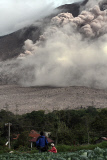 Mount Sinabung volcano erupts, Indonesia - 12 Jun 2015