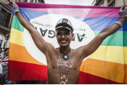 Italy : 21st annual Gay Pride Parade in Rome