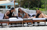 Karrueche Tran's Coconut Runneth Over in Miami Beach