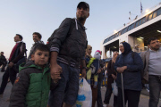 Refugees from the MENA region arrive in Athens, Greece