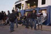 Refugees from the MENA region arrive in Athens, Greece