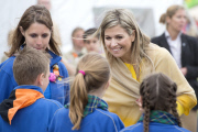 Natherlands: Queen Maxima opens the of Scouting Estate Zeewolde