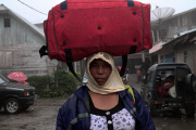 Mount Sinabung volcano erupts, Indonesia - 15 Jun 2015