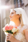 Sony and royal milliner create bride's eye view wearable technology wedding veils, Britain - 17 Jun 2015