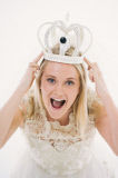 Sony and royal milliner create bride's eye view wearable technology wedding veils, Britain - 17 Jun 2015