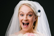 Sony and royal milliner create bride's eye view wearable technology wedding veils, Britain - 17 Jun 2015