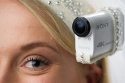Sony and royal milliner create bride's eye view wearable technology wedding veils, Britain - 17 Jun 2015