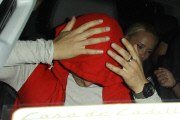 *EXCLUSIVE* Mesut Ozil leaves a club night at Hooray Henry's **NO Australia, New Zealand**