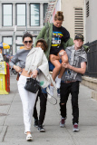 *EXCLUSIVE* Hailey Baldwin gets a lift with Jaden Smith and Kendall Jenner