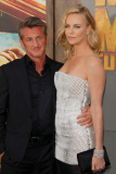 Charlize Theron and Sean Penn at the Pre..........