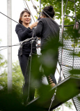 FAMEFLYNET - Exclusive: Sadie Frost Takes To The Flying Trapeze