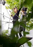 FAMEFLYNET - Exclusive: Sadie Frost Takes To The Flying Trapeze