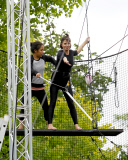 FAMEFLYNET - Exclusive: Sadie Frost Takes To The Flying Trapeze