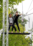 FAMEFLYNET - Exclusive: Sadie Frost Takes To The Flying Trapeze