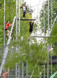 FAMEFLYNET - Exclusive: Sadie Frost Takes To The Flying Trapeze