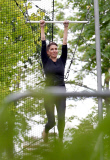 FAMEFLYNET - Exclusive: Sadie Frost Takes To The Flying Trapeze
