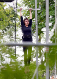 FAMEFLYNET - Exclusive: Sadie Frost Takes To The Flying Trapeze