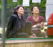 FAMEFLYNET - Exclusive: Sadie Frost Takes To The Flying Trapeze