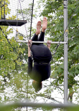 FAMEFLYNET - Exclusive: Sadie Frost Takes To The Flying Trapeze