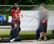 FAMEFLYNET - Exclusive: Sadie Frost Takes To The Flying Trapeze
