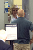 Britney Spears humbled by strict airport security at LAX **NO UK**