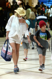 Britney Spears humbled by strict airport security at LAX **NO UK**