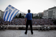Pro Europe demonstration at Syntagma Square, Athens, Greece - 18 Jun 2015