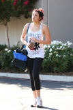 *EXCLUSIVE* Paris Jackson gets 'White and Light' after a workout 