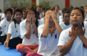 International Yoga day in India