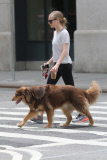 Amanda Seyfried returns from taking Finn for a Day at the Park