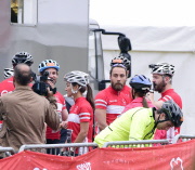 FAMEFLYNET - Pippa Middleton Seen On A Charity Ride From London To Brighton