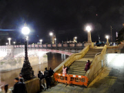 FAMEFLYNET - GV: James Bond Filming On Location At Vauxhall Bridge