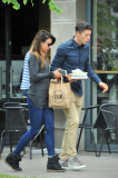 FAMEFLYNET - Exclusive: Footballer Robert Lewandowski And His Wife Anna Spotted At A Restaurant In Warsaw