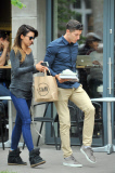 FAMEFLYNET - Exclusive: Footballer Robert Lewandowski And His Wife Anna Spotted At A Restaurant In Warsaw