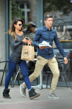 FAMEFLYNET - Exclusive: Footballer Robert Lewandowski And His Wife Anna Spotted At A Restaurant In Warsaw
