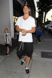 Zlatan Ibrahimovic has a casual outing at Craig's **NO Australia, New Zealand**