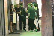 *EXCLUSIVE* **MUST CALL FOR PRICING** Cameron Diaz, Benji Madden, Joel Madden and Nicole Richie dinner date