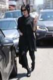 Kat Von D gets a parking ticket while grabbing lunch at Real Food Daily