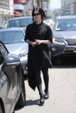 Kat Von D gets a parking ticket while grabbing lunch at Real Food Daily