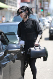 Kat Von D gets a parking ticket while grabbing lunch at Real Food Daily