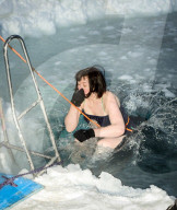 Swimming in Antarctica
